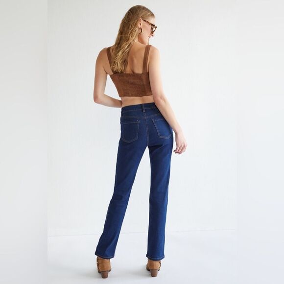 Harper Women's Heritage High Rise Dark Wash Slim Bootcut Jeans Size 26 - Picture 2 of 8